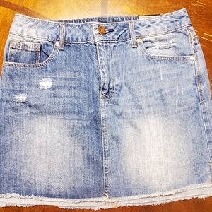 Blue Jean mini skirt 1822 Size 6 New with Tags